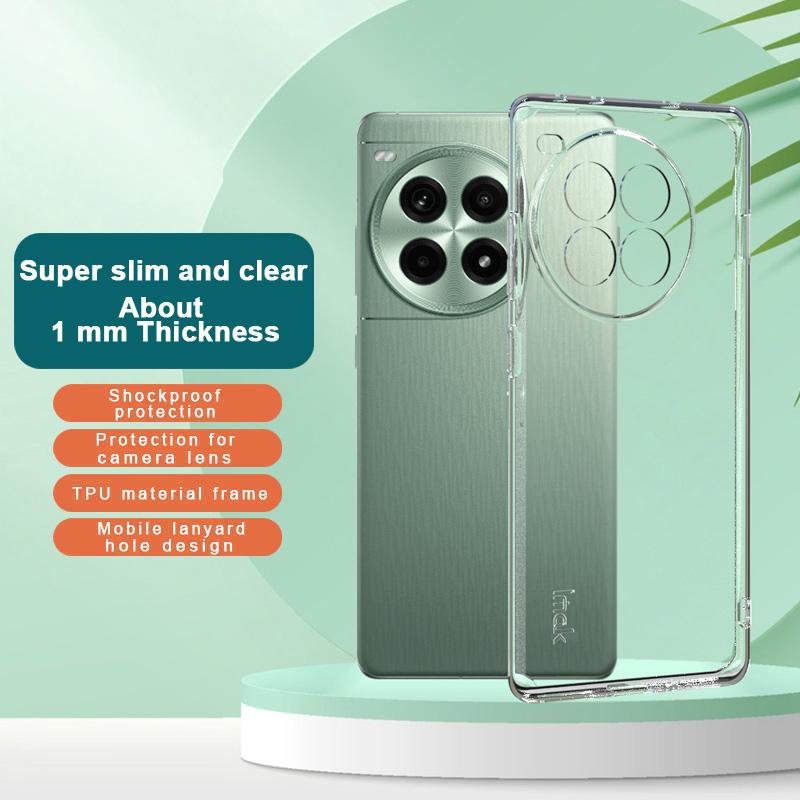 

IMAK UX-5 Series for OnePlus Ace 3 Pro 5G Clear Case Ultra Slim TPU Phone Cover A