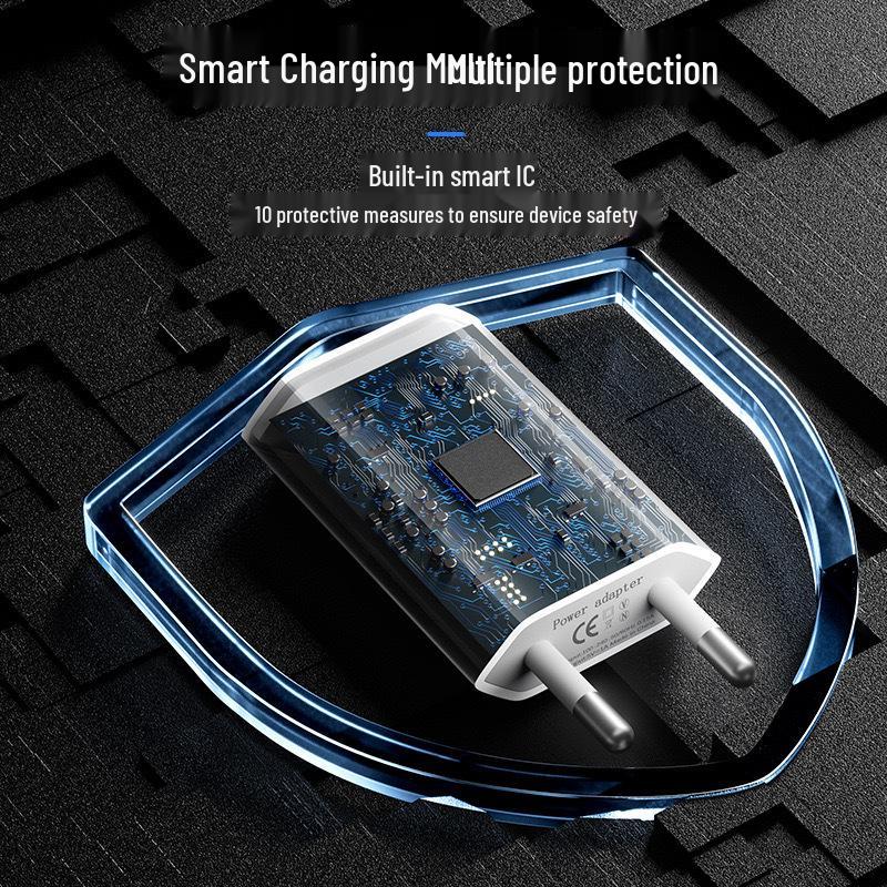 CE Certified 5V1A European Mobile Charger with USB Port for Bluetooth Headsets and Small Appliances