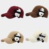 Cartoon Panda Baseball Cap With Sun Protection And Breathable Cotton For Casual Wear