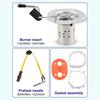 Replace 1322585A 1302799A 9005086A 1322420A for 2000/2000S/2000ST Heaters Glow Pin Burners & Gasket Set