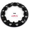 2PCS 4PCS 8-inch ATV Wheel Trim Hub Protection Decor Rim Cap Universal Vehicle All Terrain Wheel Plastic Cover For 8inch Tires