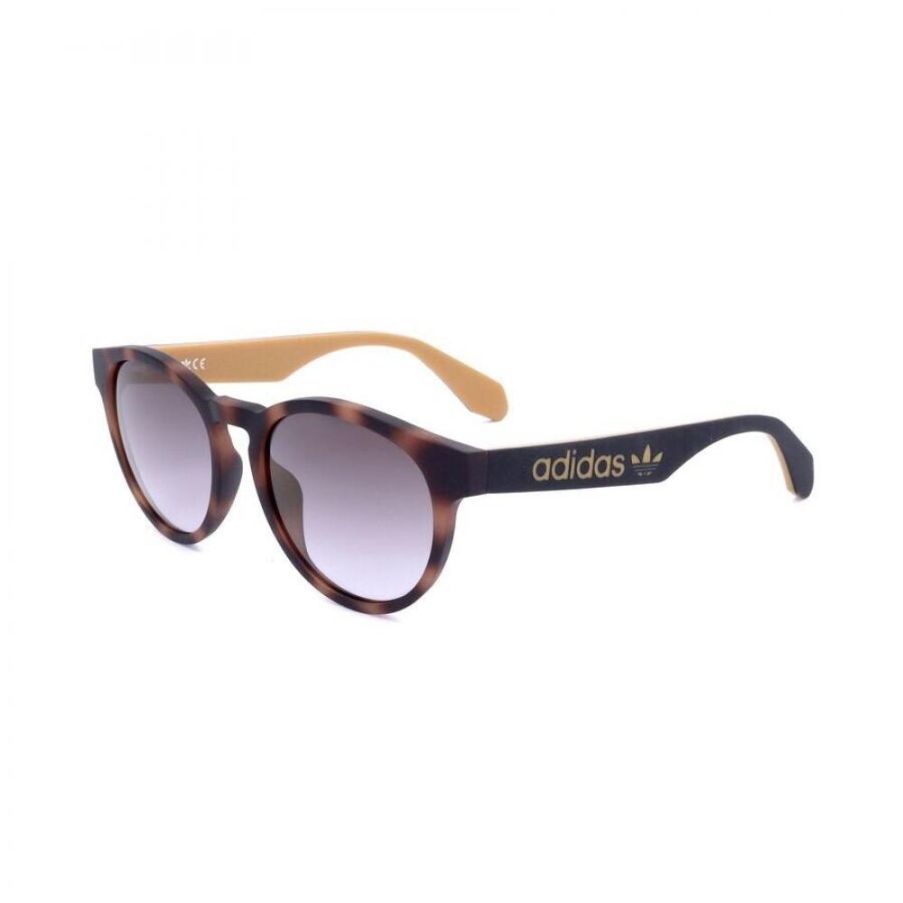 Unisex Brown Round Sunglasses Or0025 56g 2