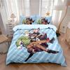 Anime Spy Family Bedding Set Lloyd Forger/Anya Forger Duvet Cover Set and Pillowcases for Teens Single/Double