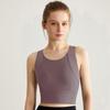 Shockproof Breathable Back Fitness Top With Bra Pads Sports Underwear For Women