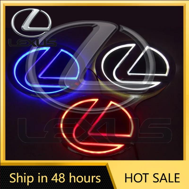 

2026 Hot Interior Stickers Car Light Logo Sticker 5D Led Rear Emblem Badge For Lexus ES250 ES300 ES350 IS250 IS300 RX300 RX330 N 12.5cm X 9.25cm синий
