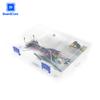 Boxed DIY Project Starter Electronic Kit MB-102 830 Tie-points Breadboard Jumper Resistors Capacitor Diode for Arduino UNO R3