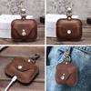 Genuine Leather Snap-Closure Flip Case for AirPods Pro
