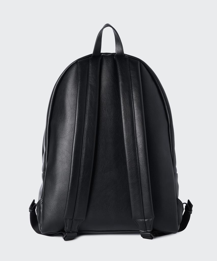 Musinsa Standard Synthetic Leather Backpack [Black]
