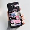 Cute Case For LG G7 thinQ Capa Coque Printing Shell Protective Cover For LG G7thinQ Fundas Soft Silicone Cartoon Black Casing
