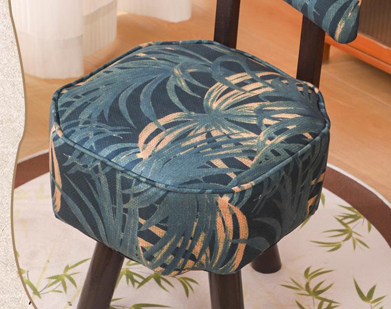 High-Leg Small Stool with Wheels - Versatile Chair for Living Room or Entryway