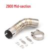 Z900 Stainless Steel Mid-Pipe Motorcycle Exhaust Connector