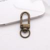 100Pcs Delicate Zinc Alloy Swivel Clips Carabiner Clip Swivel Triggers Dog Buckle KeyRing for Creative DIY Projects