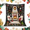 Unique Creative Celebration Gifts Christmas DIY Coloring Blanket for Adults And Kids, Color Your Own Blanket, 59" x 51" Soft Cozy Polyester