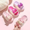 Little Princess Girls' EVA Bow Knot Sandals - Soft Sole for Indoor/Outdoor Wear