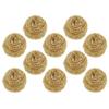 10Pcs Soldering Tip Cleaner Steel Wool Iron Copper Wire Cleaning Balls Soldering Tip Cleaner Brass Wire Balls