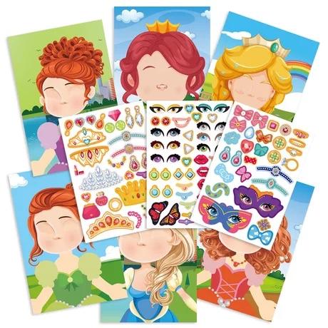 

Diy Stickers Funny Make-A-Face Animal Puzzle Games Interactive Toys For Kids Sticker Recognition Training Education Children Toy