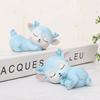 1PC Car Small Ornaments Sleeping Cute Deer Animal Tabletop Home Decoration Resin Crafts Cake Baking Cartoon Decor