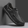 Fashion Lightweight Men's Loafers Classic Male Casual Leather Shoes Handmade Moccasins Breathable Outdoor Sneakers Comfort Slip on Flats