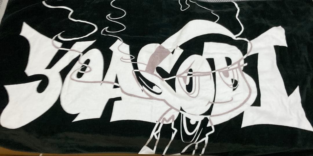 

[USED] YOASOBI towel black and white design