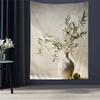 Chic Olive Tree In Vase Canvas Art Hippie Wall Hanging Tapestries For Living Room Home Dorm Decor Art Home Decor