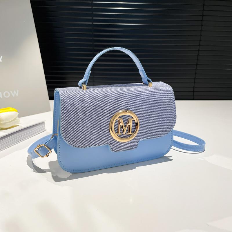 

Сегодняшняя популярная маленькая квадратная сумка весна новая мода ретро сумка-мессенджер сумочка красивая универсальная сумка синий