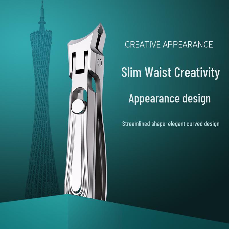 

Набор кусачек для ногтей из нержавеющей стали с защитой от брызг - Маникюрные инструменты с большим отверстием