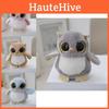 Adorable Plush Owl Backpack Keychain Cute Doll Keyring Accessory Soft And Fluffy