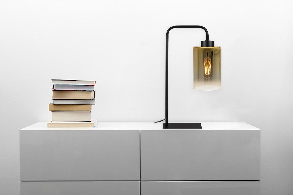 ELEGANT GLASS NIGHT DESK LAMP