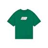 We11done Ss22 Logo Print Short Sleeve T-Shirt Unisex Tops Green WD-TT1-22-674-U-GR