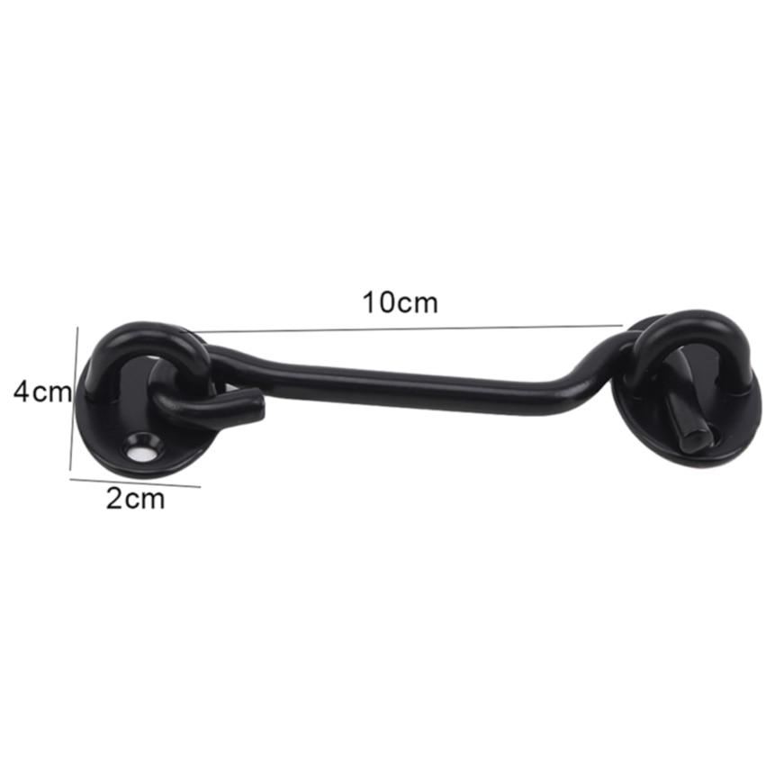 Eye Latch Heavy Duty Barn Door Lock Security Gate Locks Easy Lock 2 Pack Stainless Steel