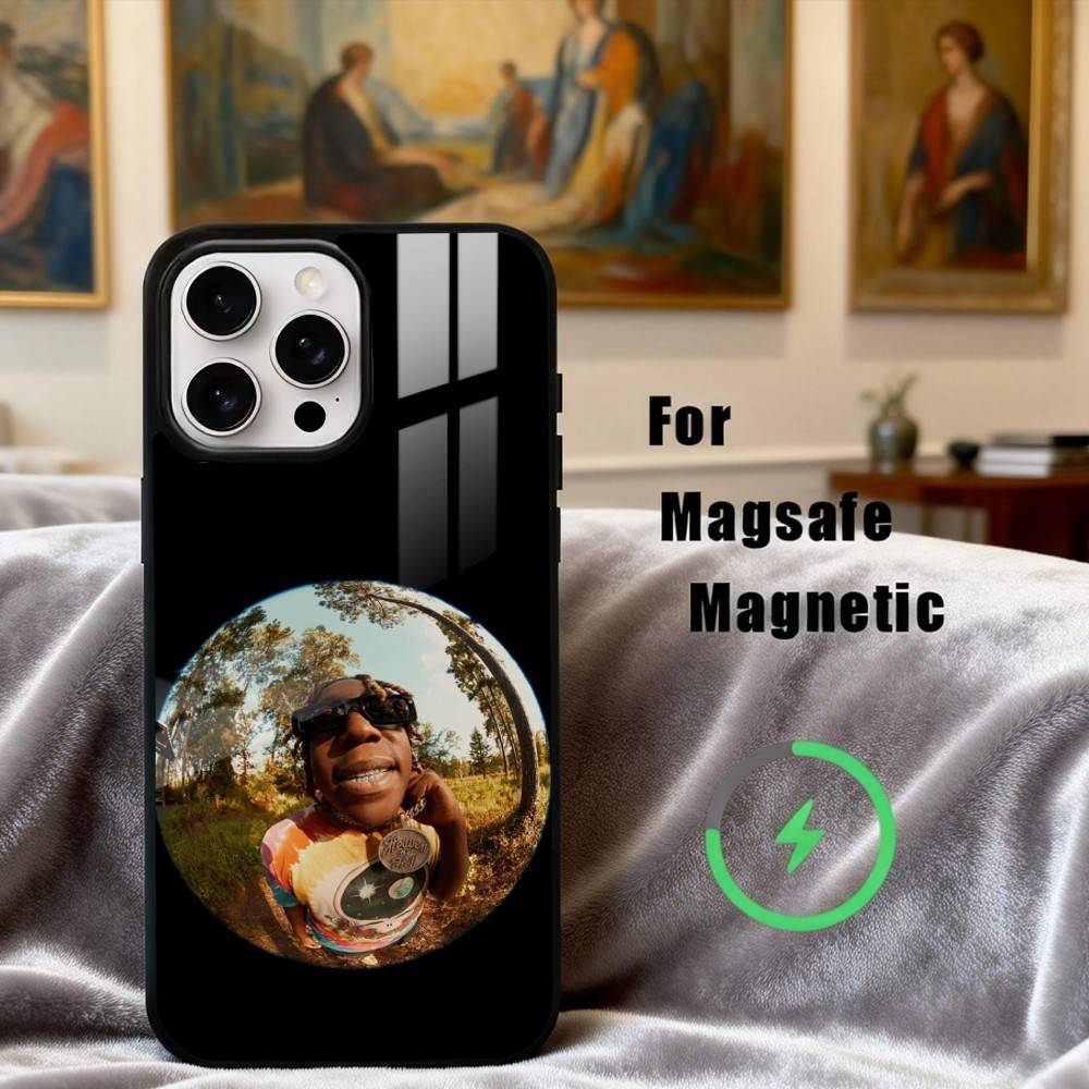 D-Don-N T-Toliver Rapper Singer Phone Case For iPhone17,16,15,14,13,12,11 Plus,Pro Max Magnetic For Magsafe Wireless Charging