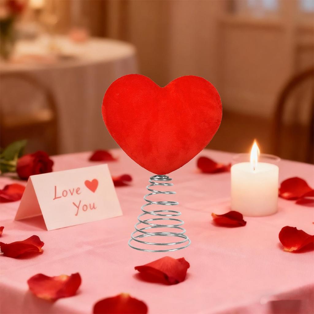 Valentine's Day Plush Love Tree Top Decoration