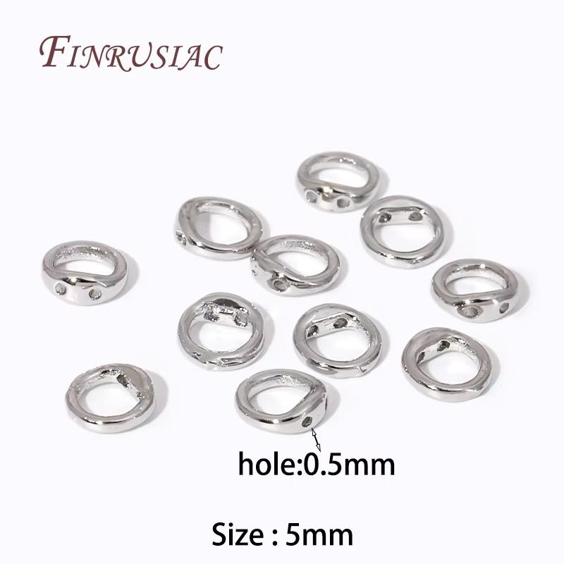 10/20 Stück 18K Vergoldete Quetschperlen Für Schmuck, Quetschperlen-Abdeckung, Perlenendkappen Kugelkette Verbinder, DIY Zubehör, Quetschperlen Endkappe