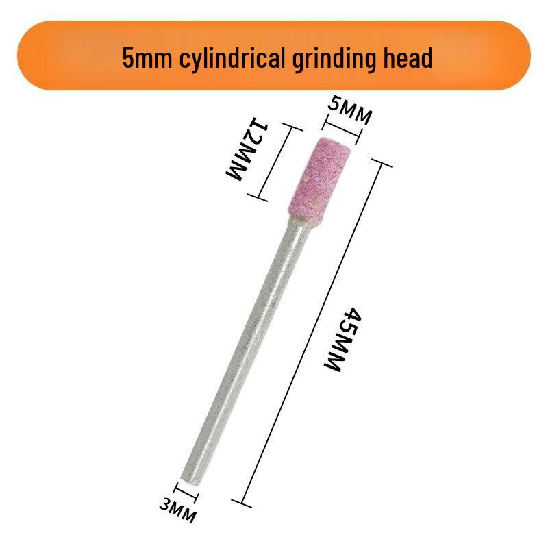 Electric Jade Carving Tool Set with Cylindrical & Conical Grinding Heads