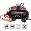 Car Booster Pulse Repair Smart Car Battery Charger 25A/15A for 12V-24V Motorcycle Lead Acid AGM GEL LiFePo4 Batteries Portable