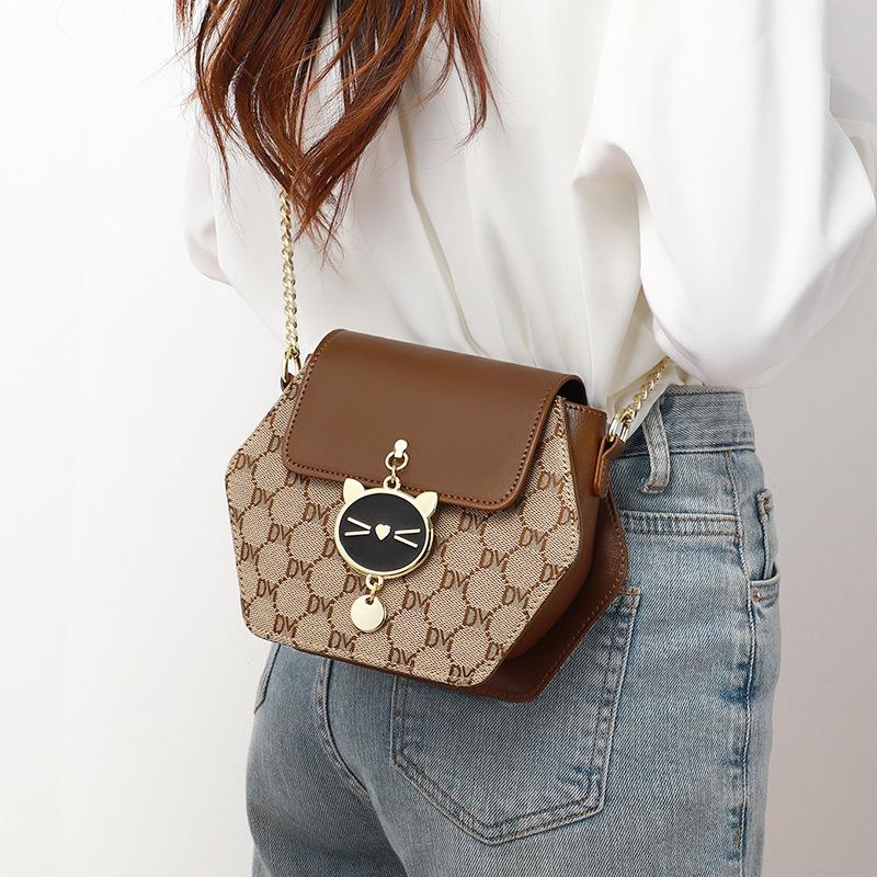 Bag Women's Versatile New Crossbody Bag Women's Autumn Fashion High-end Chain Bag Light Luxury Small Bag