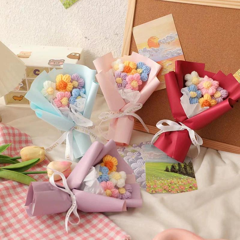 Changshenbao Creative Knitted Flower Set