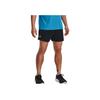 Under Armour Solid Color Elastic Waist 7-Inch Shorts Men Bottoms Black 1377484-001