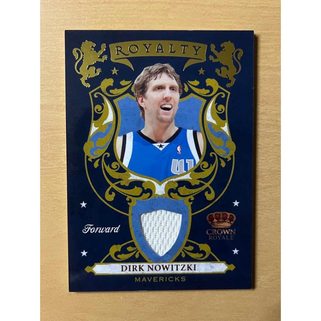 Used /499 NBA HOF DIRK NOWITZKI PATCH CROWN