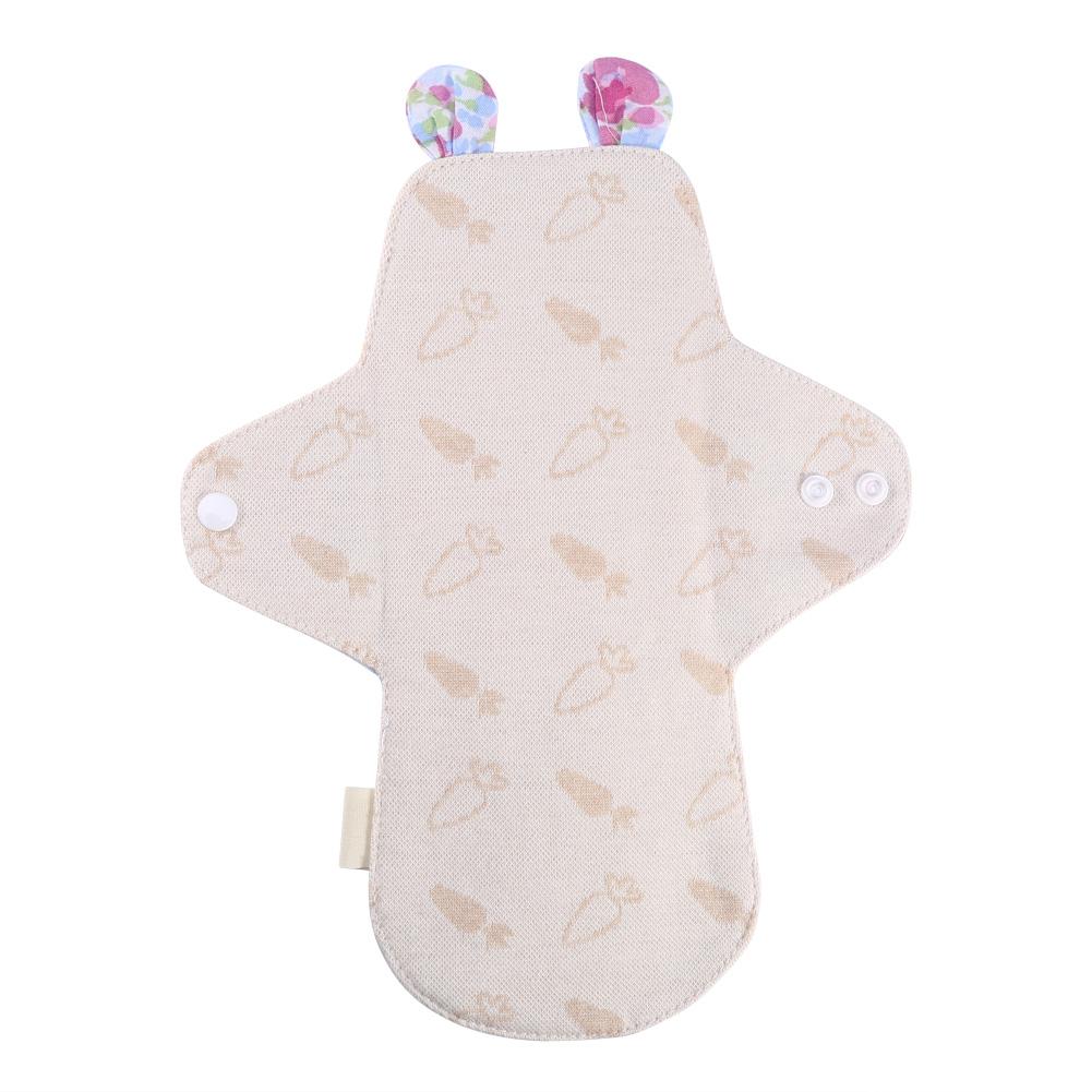 250mm Reusable Organic Cotton Menstrual Pads Washable Day&Night Panty Liner Sanitary Cloth #4