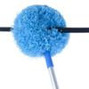 A84X-Retractable Duster Stainless Steel Long Handle Dusting Brush Car Household Cleaning Tools Durable Easy Install Gray