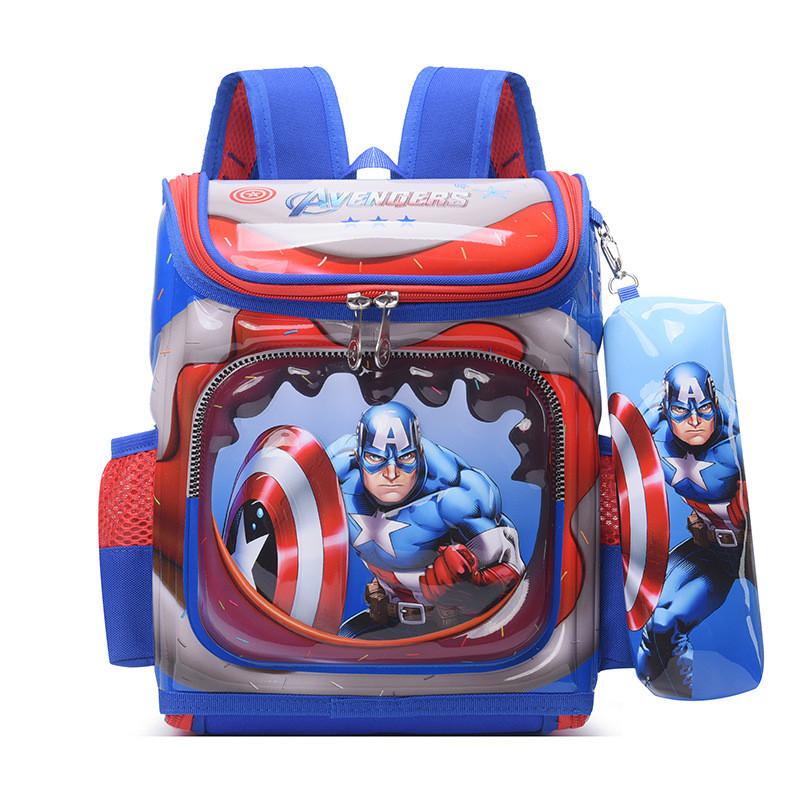 Spiderman Melody Sofia Labubu Elsa Iron Man Backpack With Breathable Oxford Fabric For Boys And Girls