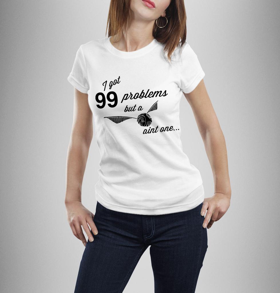 Harry Potter Tshirt 99 Problems But A Snitch Ain't One