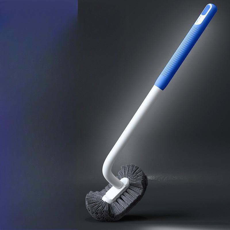 

1 шт. Эргономичная туалетная щетка C-типа с длинной ручкой - Ручная глубокая очистка пазов для ванной комнаты, туалета, кухни, спальни, автомобиля - Многоразовая, портативная