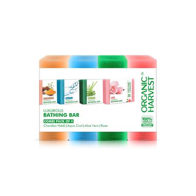 Soap Set (4 X 50 G), Luxurious Bathing Bar Set