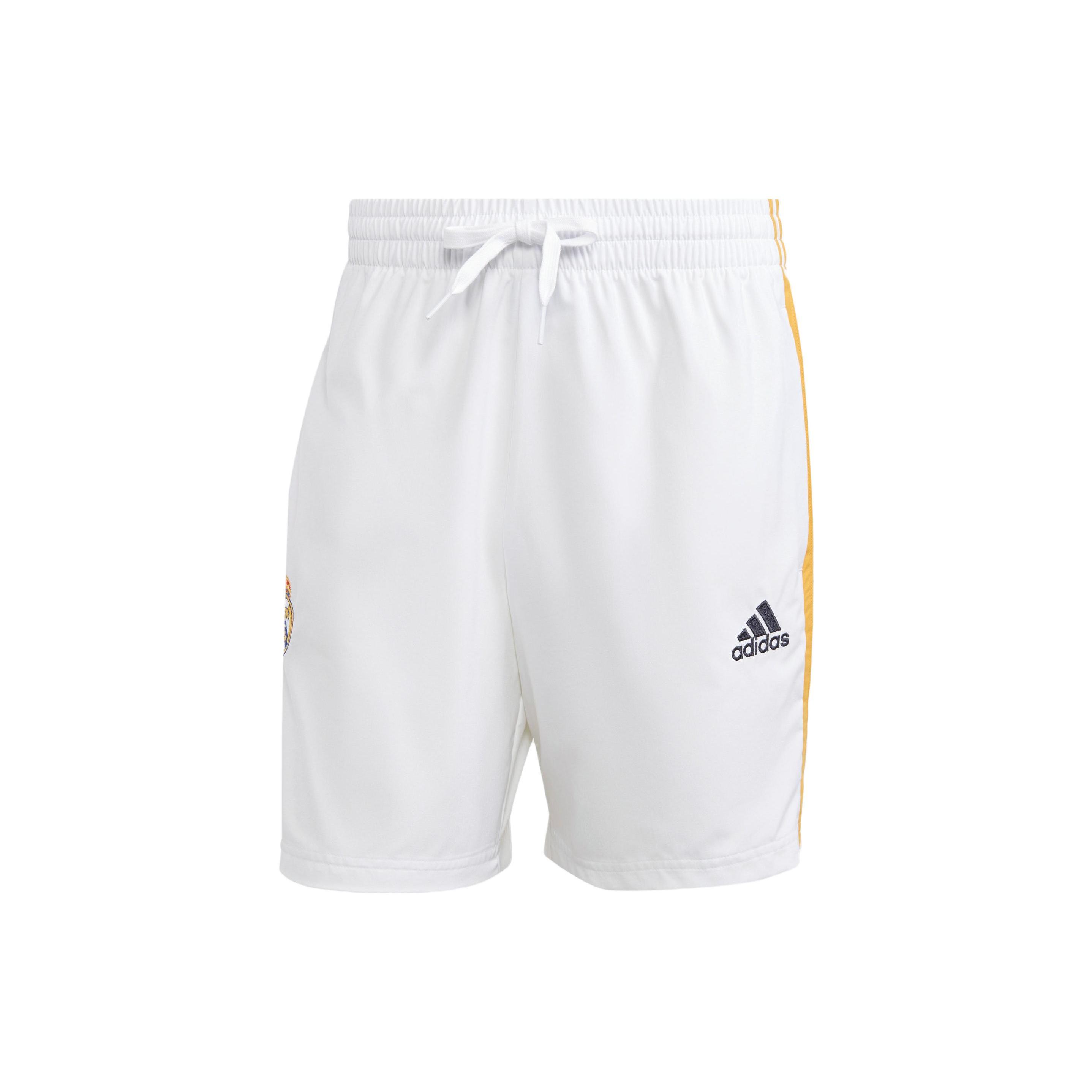 

New Adidas Real Madrid Casual Shorts Men s White HY0614 XL
