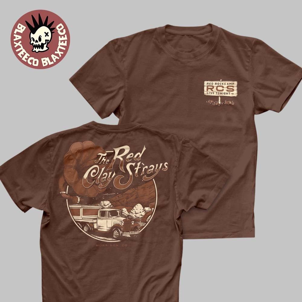 2 side The Red Clay Strays Red Rocks Amphitheatre 2025 shirt KV41950 Unisex T-Shirt M