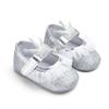 Scarpe Principessa con Bordo in Filato Moda Forma di Corona Fondo Morbido Scarpe per Bambini Piccoli