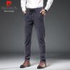 Pierre Cardin Men's Thickened Warm Corduroy Loose Straight-Leg Casual Pants