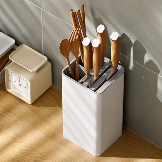 

Органайзер, износостойкий, многоцелевой, кухонная утварь большой емкости, подставка для хранения на столешнице, держатель для посуды Square